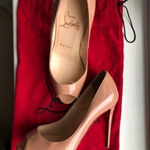 Authentic Louboutin, nude, 51/2 MUST Have shoes!